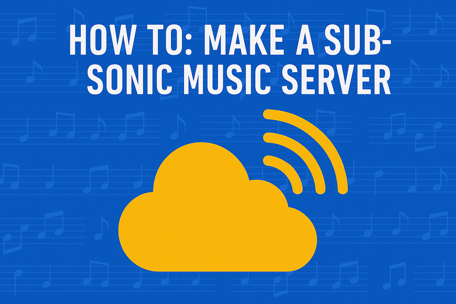 Setup a Subsonic music server