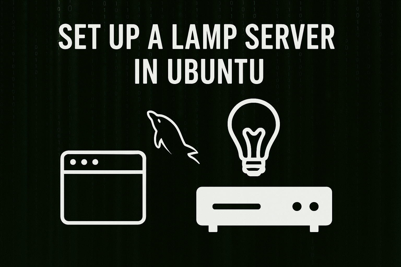 Setup a LAMP server in Ubuntu